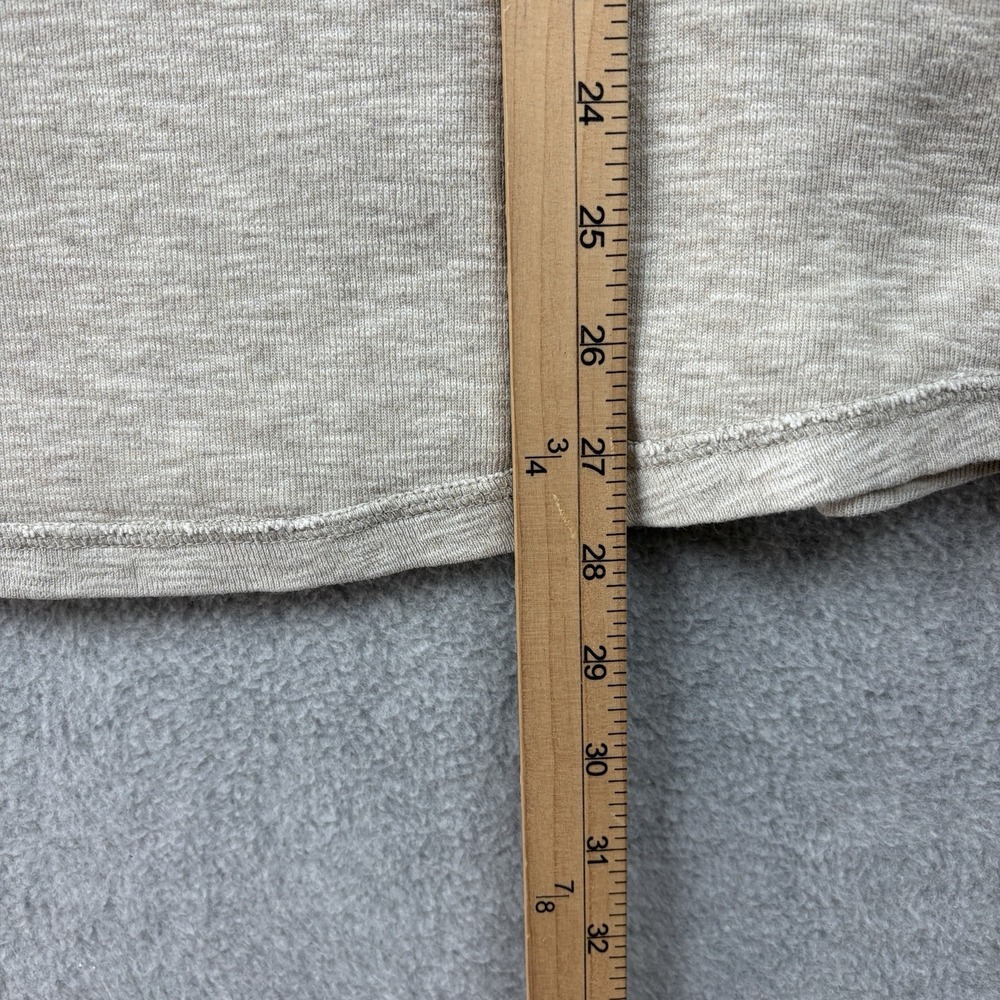 Lucky Brand Shirt Mens XL Oatmeal Gray Henley Long‎ Sleeve Knit Vintage Style - Picture 9 of 10